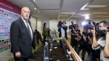 Del Bosque da rueda de prensa este viernes.