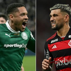 Formaciones posibles de Palmeiras y Flamengo en la final de la Copa Libertadores