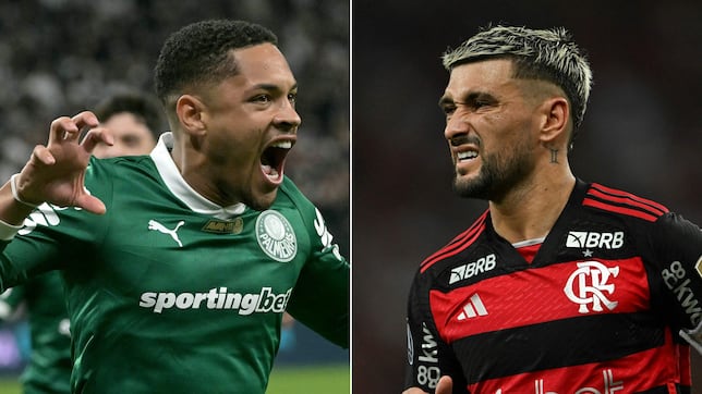 Formaciones posibles de Palmeiras y Flamengo en la final de la Copa Libertadores