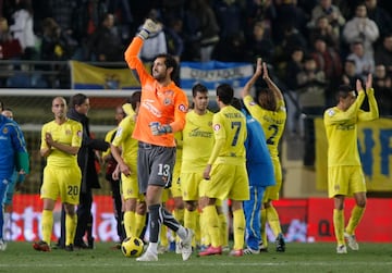 Diego López, tras un Villarreal-Sevilla.