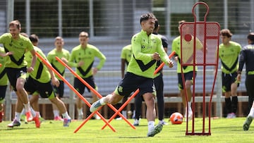 Entrenamiento Real Sociedad. Zubimendi