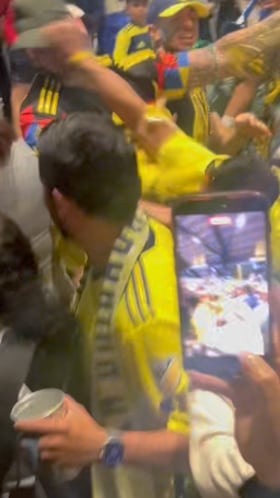 La violencia invadió el Nashville vs América