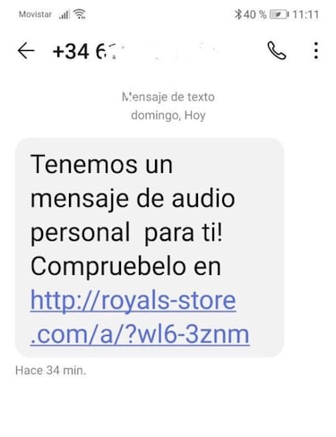 Borra ese SMS que pone ‘mensaje de audio personal’: Regresa el malware Flubot