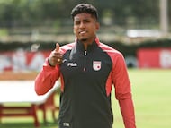 Harold Santiago Mosquera, jugador de Santa Fe