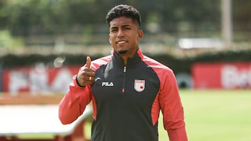 Harold Santiago Mosquera, jugador de Santa Fe, podría irse al América.