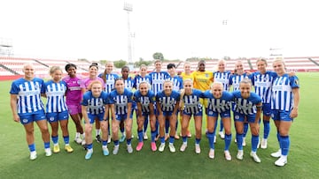 Jugadoras del Brighton & Hove Albion femenino.