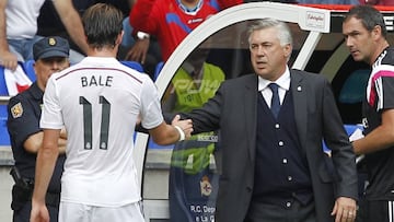 Ancelotti desvela que Bale pidió jugar de mediapunta