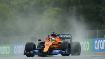 Carlos Sainz durante la clasificación del GP de Estiria.
