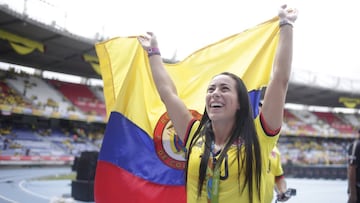 Mariana Paj&oacute;n, doble medallista ol&iacute;mpica.