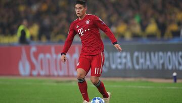 James Rodríguez disputó su último juego ante el AEK por Champions League