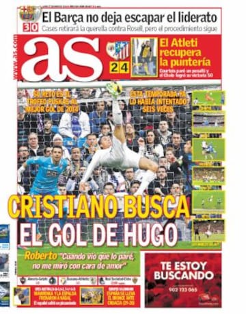 Las portadas de AS de enero