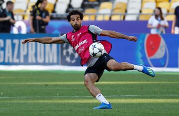 Liverpool get to grips with the Olimpiyskiy in Kiev - in pictures