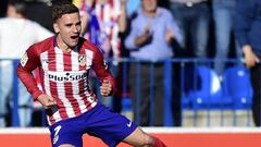 Griezmann celebra un gol con el Atl&eacute;tico. 