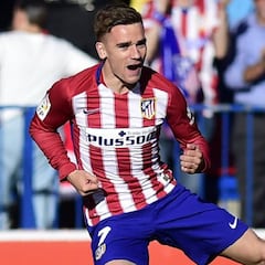 Griezmann, máximo goleador liguero del Atleti con Simeone