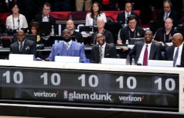 Magic Johnson, Shaquille O'Neal, Tracy McGrady, Dikembe Mutombo y George Gervin, un jurado de lujo.