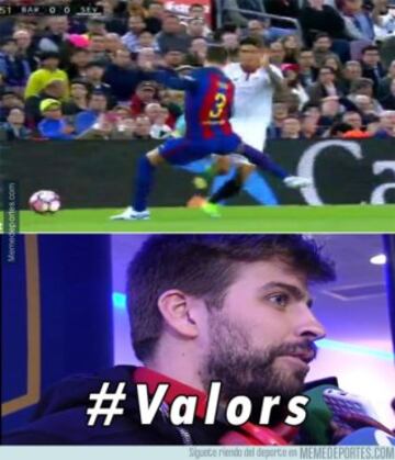 Los memes más divertidos del Barcelona-Sevilla