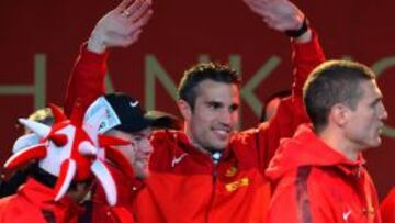 El holandés del Manchester United Van Persie ha logrado 26 tantos en la Premier, máximo goleador de la competición.