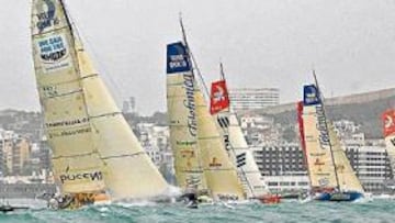 Salida de la regata en Alicante