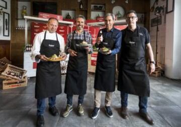 Rafael Alkorta y Lobo Carrasco cocinan 'El Clásico'