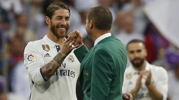 Sergio García, volcado con su Real Madrid: "Suerte, amigos"
