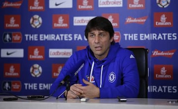 Antonio Conte Press Conference - Chelsea Training Ground - 10/3/17 Chelsea manager Antonio Conte during the press conference