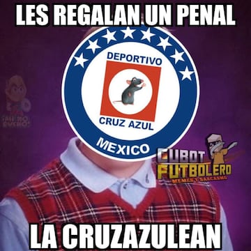 Los memes celebran al Cruz Azul y acaban con Monterrey