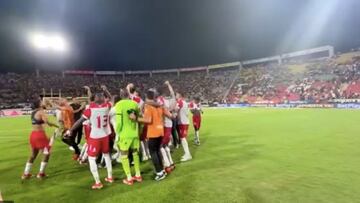 “El que no salte...”, así celebró Santa Fe el paso a la final