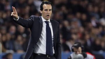 emery, en el banquillo del PSG
