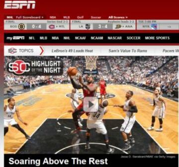 Portadas de la prensa extranjera