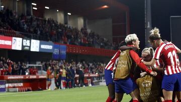 El Atlético celebra en su casa el pase a cuartos de final.