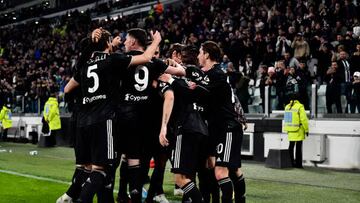 TURIN, ITALY - MARCH 12: Adrien Rabiot of Juventus FC celebrates a third goal during the Serie A match between Juventus and UC Sampdoria at  on March 12, 2023 in Turin, Italy. (Photo by Stefano Guidi/Getty Images)