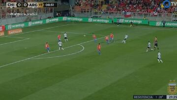 ¡Ponela donde quieras, Fideo! El golazo de Di María a Chile del que habla todo el mundo