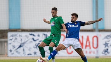 Sabin Merino, en el amistoso ante el Oviedo.