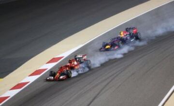 Kimi Raikkonen y Daniel Ricciardo.