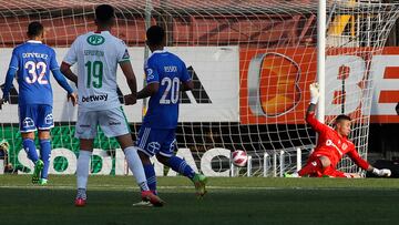 El grave error de Campos que permitió el gol de Audax Italiano