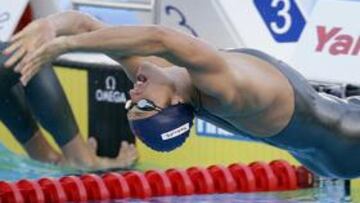 <b>Bronce</b>. El nadador español, Aschwin Wildeboer, ha conseguido la presea de bronce tras acabar tercero en la final de 100 metros espalda.