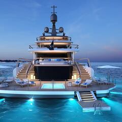 El nuevo megayate de Amancio Ortega: 182 millones de euros de lujo