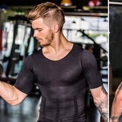 Esta camiseta de compresión de manga corta mejora el ejercicio