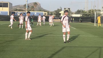 Partido Albacete-Elche en La Manga.