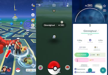 pokemon go gimmighoul forma andante gholdengo como conseguirlos