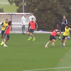 El Real Madrid entrenó sin los jugadores internacionales
