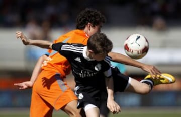 Partido de semifinal, Real Madrid-Valencia. 