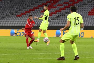 3-0. Corentin Tolisso anotó el tercer gol.