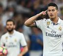 La celebración de James nada tuvo que ver con el Madrid
