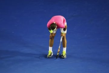 Rafa Nadal ganó 2-6, 6-3, 7-6, 3-6 y 5-7 al tenista estadounidense Tim Smyczek tras un largo y duro partido.