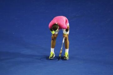 Rafa Nadal ganó 2-6, 6-3, 7-6, 3-6 y 5-7 al tenista estadounidense Tim Smyczek tras un largo y duro partido.