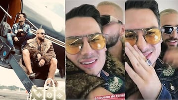 Pipe Bueno y Maluma, cantantes colombianos