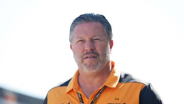 Zak Brown, jefe del equipo McLaren