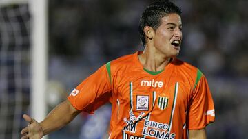 James Rodríguez debutó el 7 de febrero 2009 en Banfield,