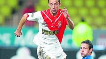 <b>RÁPIDO. </b>El hispano-brasileño es el goleador del Mónaco.